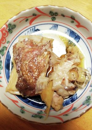 砂糖なしの鯛のあら炊き-レシピのメイン写真