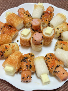 ウィンナーとチーズのちくわおつまみ-レシピのメイン写真