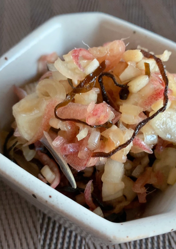 みょうがと塩昆布の和え物-レシピのメイン写真