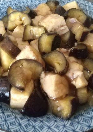 簡単！！揚げないナスと豆腐の揚げ出し風-レシピのメイン写真