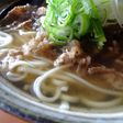 肉うどんの牛蒡あんかけ