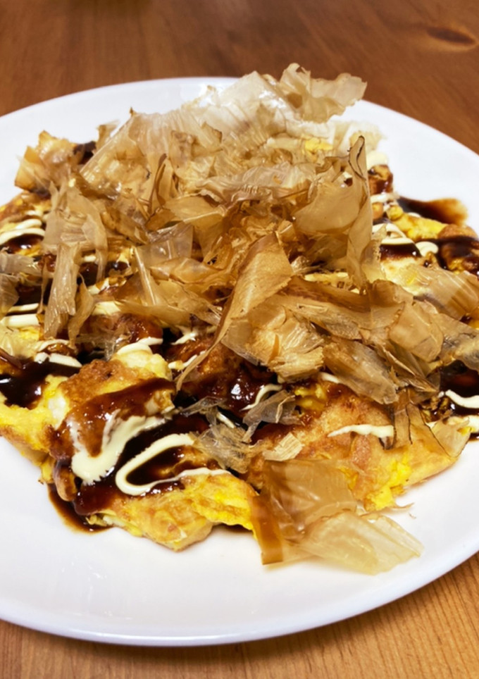 たまごと厚揚げだけ！お好み焼き風-レシピのメイン写真