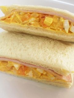 たくあんと卵のサンドイッチ-レシピのメイン写真