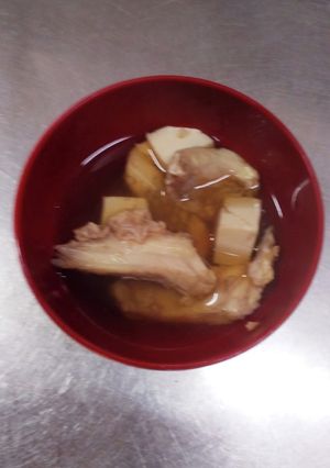 鯛のアラで豆腐汁-レシピのメイン写真