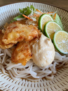 タルタルとり天うどん-レシピのメイン写真