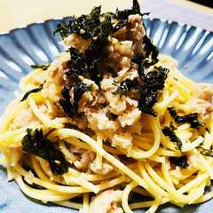 รูปของ 簡単　ツナと大根おろしの和風パスタ