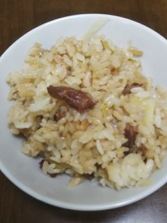 やきとりの缶詰め炊き込み御飯-レシピのメイン写真