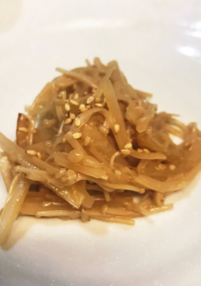 大根の皮とエノキのおかず-レシピのメイン写真