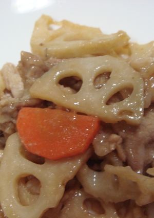 豚肉とレンコンの酢っぱ炒め♪-レシピのメイン写真
