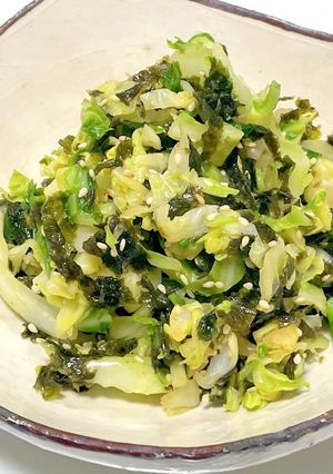 キャベツと海苔の磯部和え-レシピのメイン写真