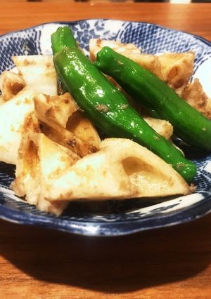 レンコンとシシトウのアンチョビ炒め-レシピのメイン写真
