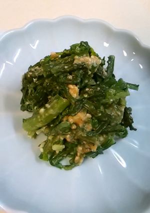 春菊のごま味噌マヨネーズ和え-レシピのメイン写真