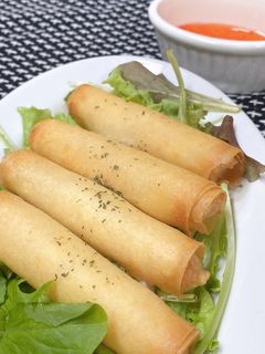 プリサク!! エビとはんぺんの揚げ春巻き-レシピのメイン写真