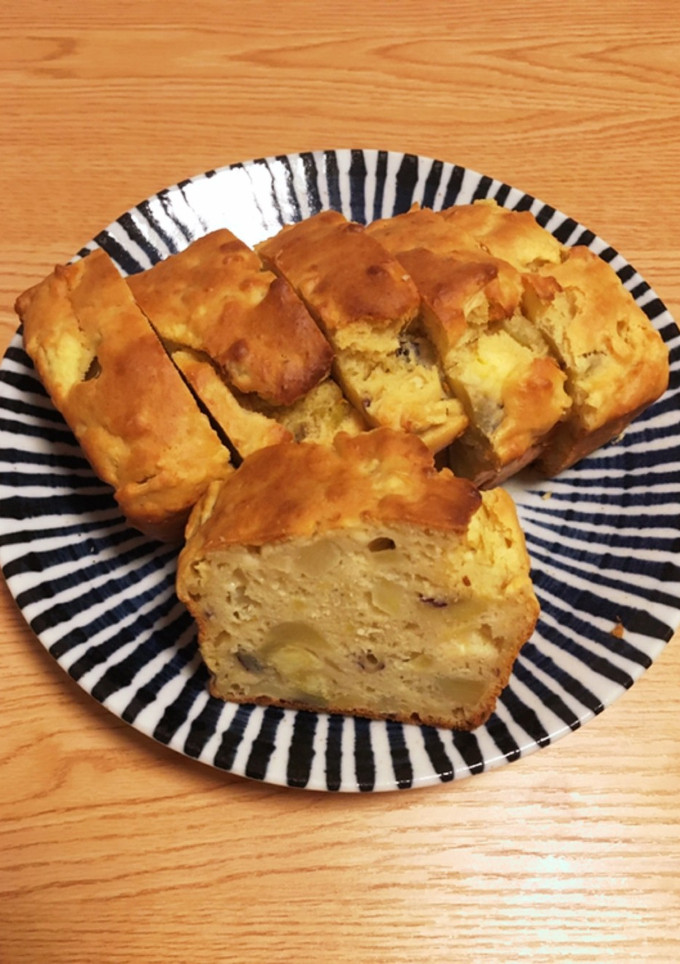 さつま芋と林檎とクリームチーズのケーキ-レシピのメイン写真