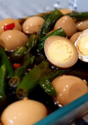 韓国風！味が濃すぎない！うずらの卵-レシピのメイン写真