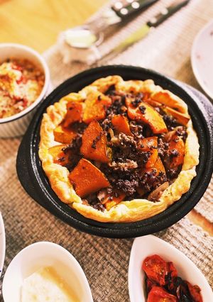 簡単♪ かぼちゃと牛肉のミートパイ-レシピのメイン写真