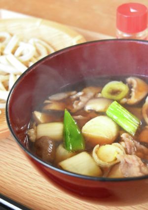 下仁田ねぎの肉汁うどん-レシピのメイン写真