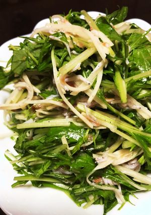 じゃがいもと水菜のシャキシャキサラダ-レシピのメイン写真