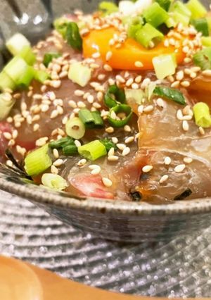 色んなお刺身で♡鯛の漬け丼-レシピのメイン写真