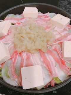 豚バラ白菜大根の、ミルフィーユ無水蒸し鍋-レシピのメイン写真