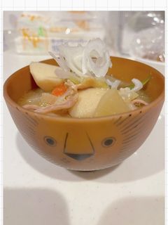 豚汁とお漬物と…-レシピのメイン写真