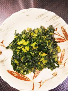 大根の葉の油炒め-レシピのメイン写真