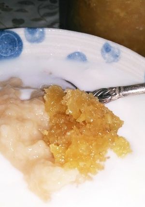 114　電子レンジで　生姜の蜂蜜煮-レシピのメイン写真