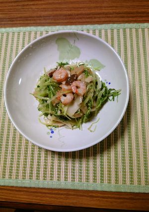 ヨウサマの減塩水菜の中華サラダ-レシピのメイン写真