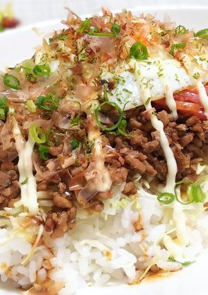 お好み焼き風味のソースそぼろ ごはん-レシピのメイン写真