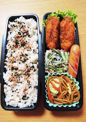 11/24 男子校生 茶色弁当-レシピのメイン写真