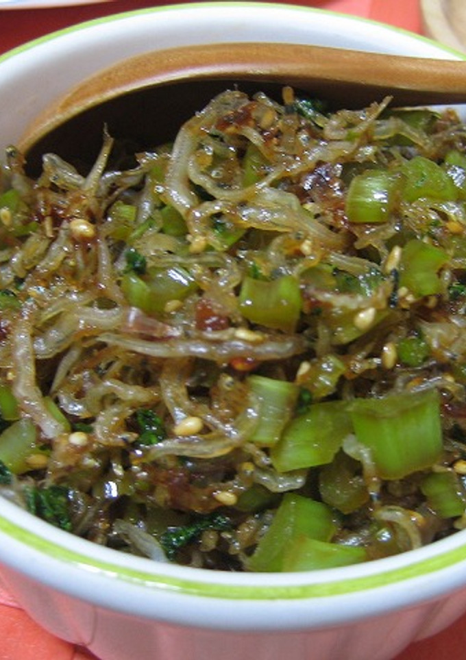 ごはんの友♪大根菜の炒め物　-レシピのメイン写真