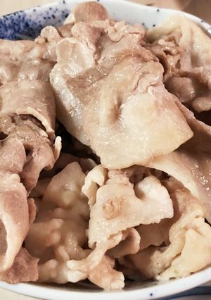 豚肉のにんにく醤油 でいただきます♪-レシピのメイン写真