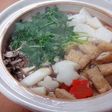 油揚げとちくわのあっさり鍋