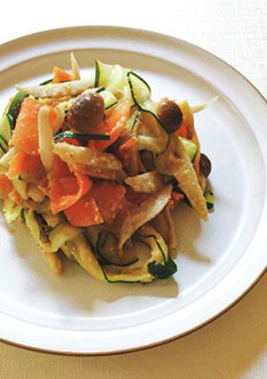 ズッキーニの昆布茶ごまみそ和え-レシピのメイン写真