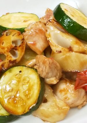 ごろごろ野菜とチキンのステーキ-レシピのメイン写真