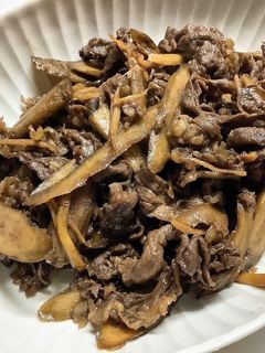 牛肉とごぼうのしぐれ煮-レシピのメイン写真