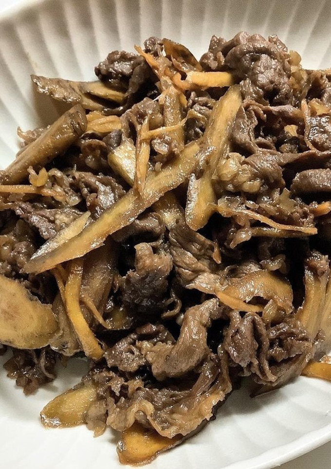 牛肉とごぼうのしぐれ煮-レシピのメイン写真