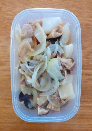 【つくりおき】大根、しいたけ、豚肉の煮物-レシピのメイン写真