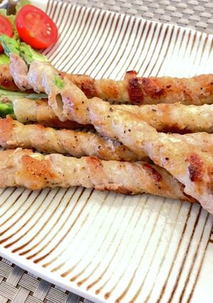 アスパラの豚肉1本巻き-レシピのメイン写真