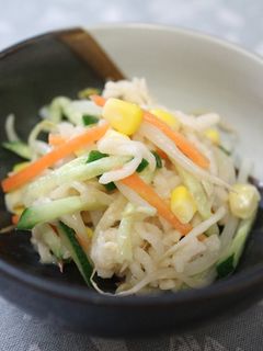 簡単給食 切り干し大根サラダ-レシピのメイン写真