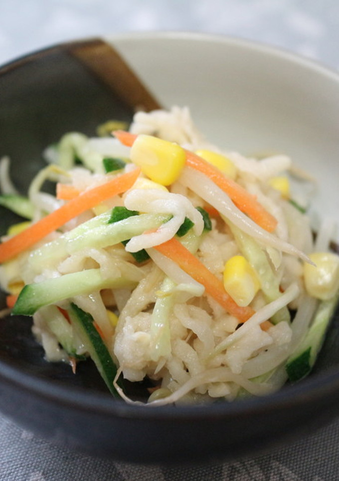 簡単給食 切り干し大根サラダ-レシピのメイン写真