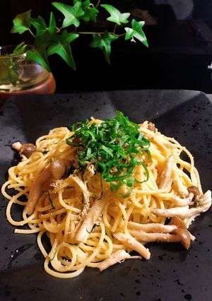 【アレンジレシピ】きのこ＆たらこのパスタ-レシピのメイン写真