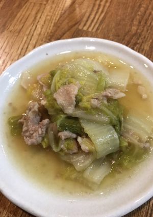 白菜と豚肉のうま煮-レシピのメイン写真