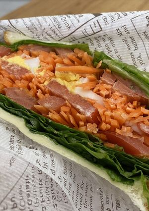 野菜たっぷりわんぱく卵サンド-レシピのメイン写真