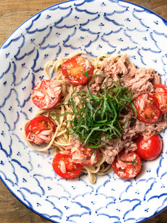 【大豆麺】ミニトマトとツナのまぜ麺-レシピのメイン写真