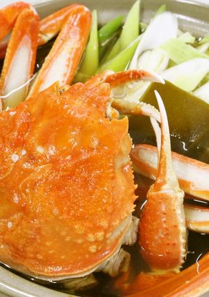 昆布だしの蟹鍋-レシピのメイン写真