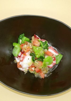 かつお菜とタコのマリネ【JA福岡市】-レシピのメイン写真