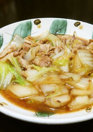 豚バラ白菜：豚三枚肉と白菜のうま煮-レシピのメイン写真