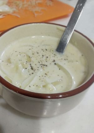 ほっこり♪豆乳のクリーミースープ-レシピのメイン写真