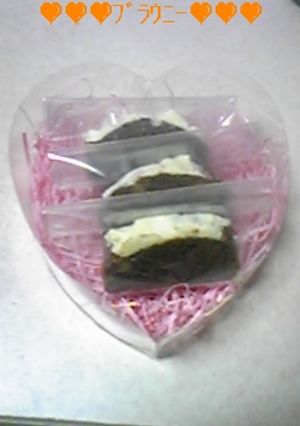 ﾎﾜｲﾄﾁｮｺとｵﾚｵのブラウニー♪-レシピのメイン写真